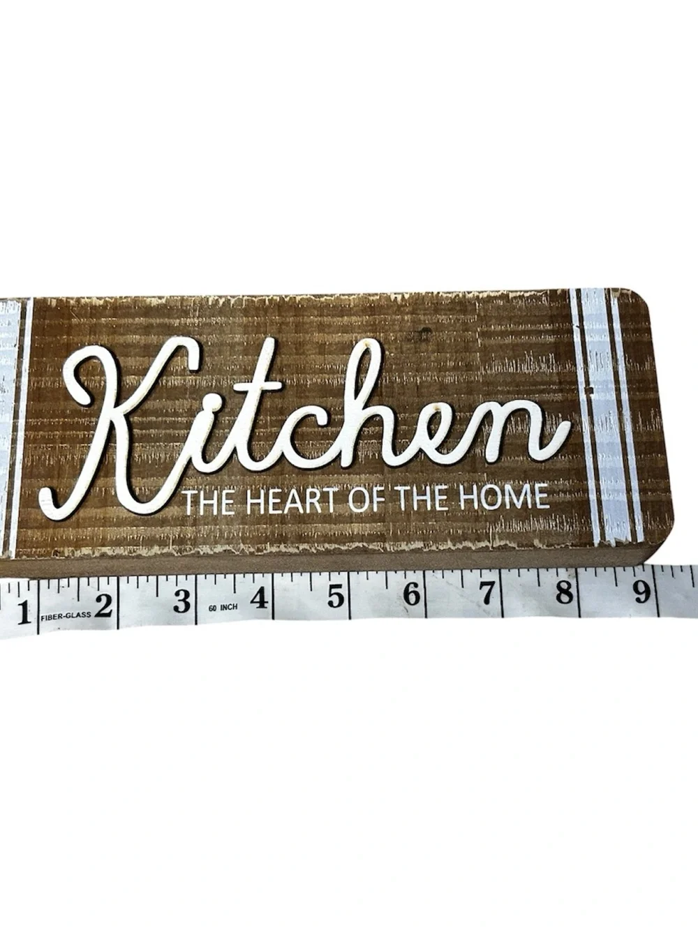 💟 The Heart of the Home Rustic Wood Block Sign 8.5